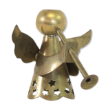 Brass angel candle holder