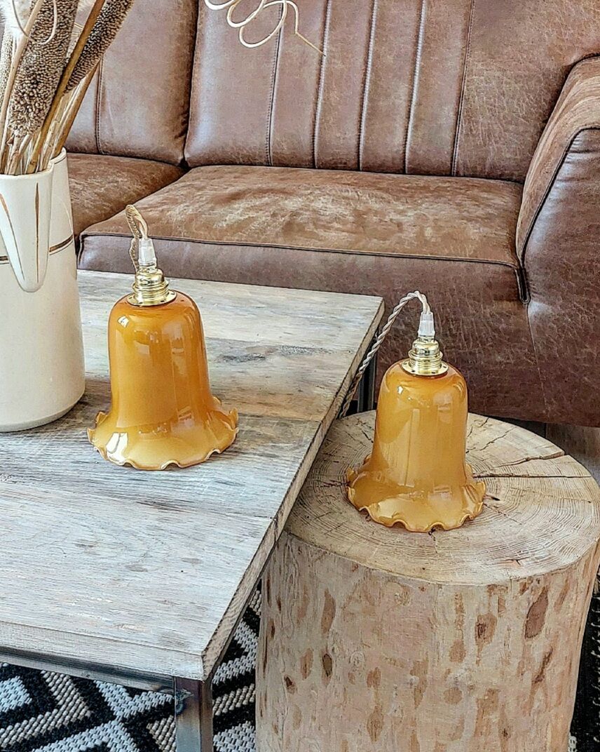 Baladeuse vintage orange