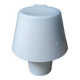 Vintage glass lamp model Gavik (white)