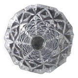 Vase en verre transparent