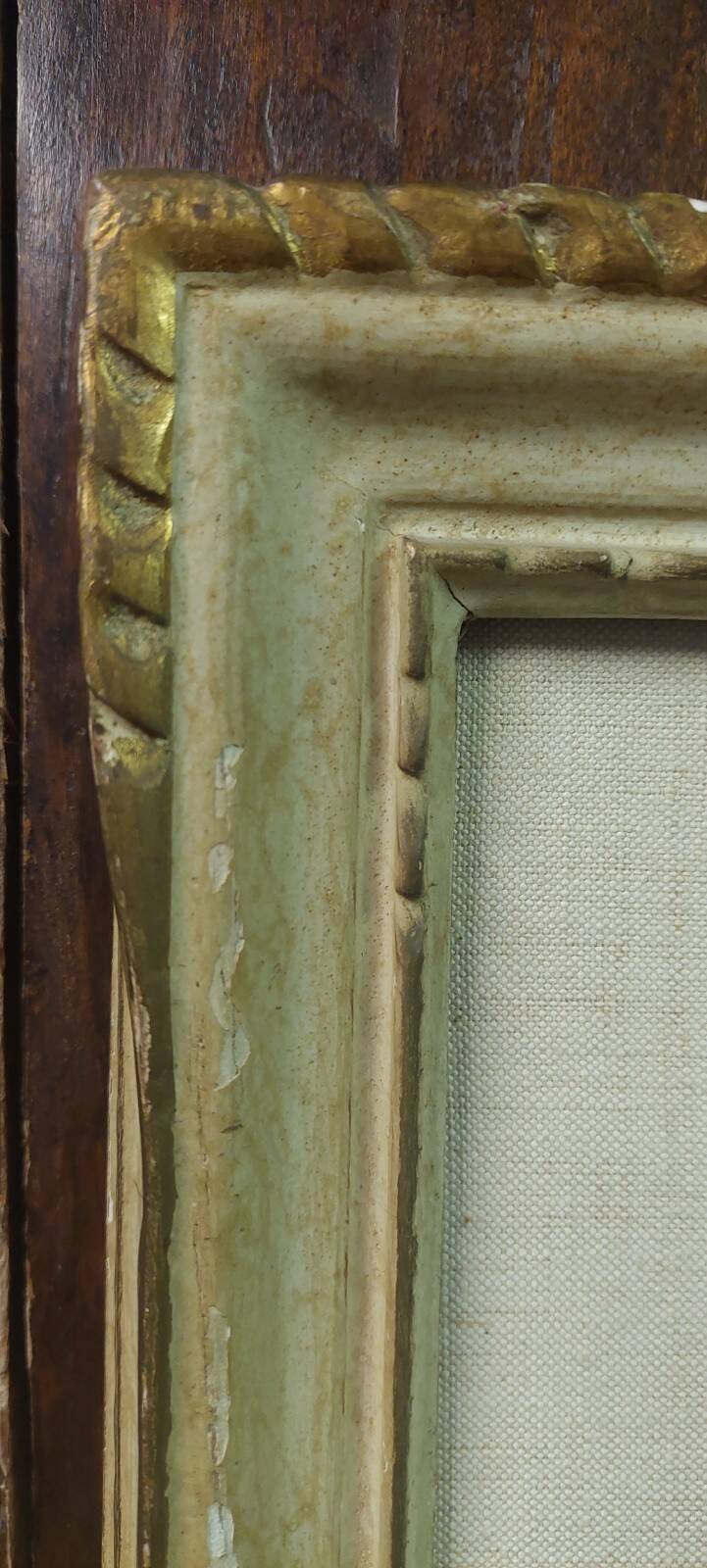 Oil painting on panel early 1900 landscape impressionist frame