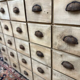 Magnificent wooden workshop cabinet.