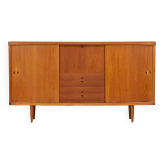 Buffet haut de Henry W. Klein pour Bramin en teck (Danemark, années 1960).
