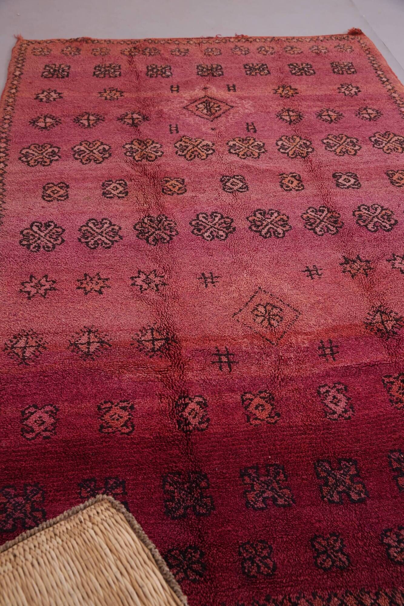 Vintage Moroccan Rug 171 x 275 cm - Berber Wool Rug - Handmade Rug Bohemian
