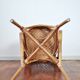 Fauteuil en rotin et bambou du 20e siècle