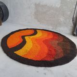 Round carpet 70s