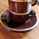 Lot de 2 tasses à café "bistrot"