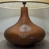 XL living room lamp in glazed ceramic, 70s-80s