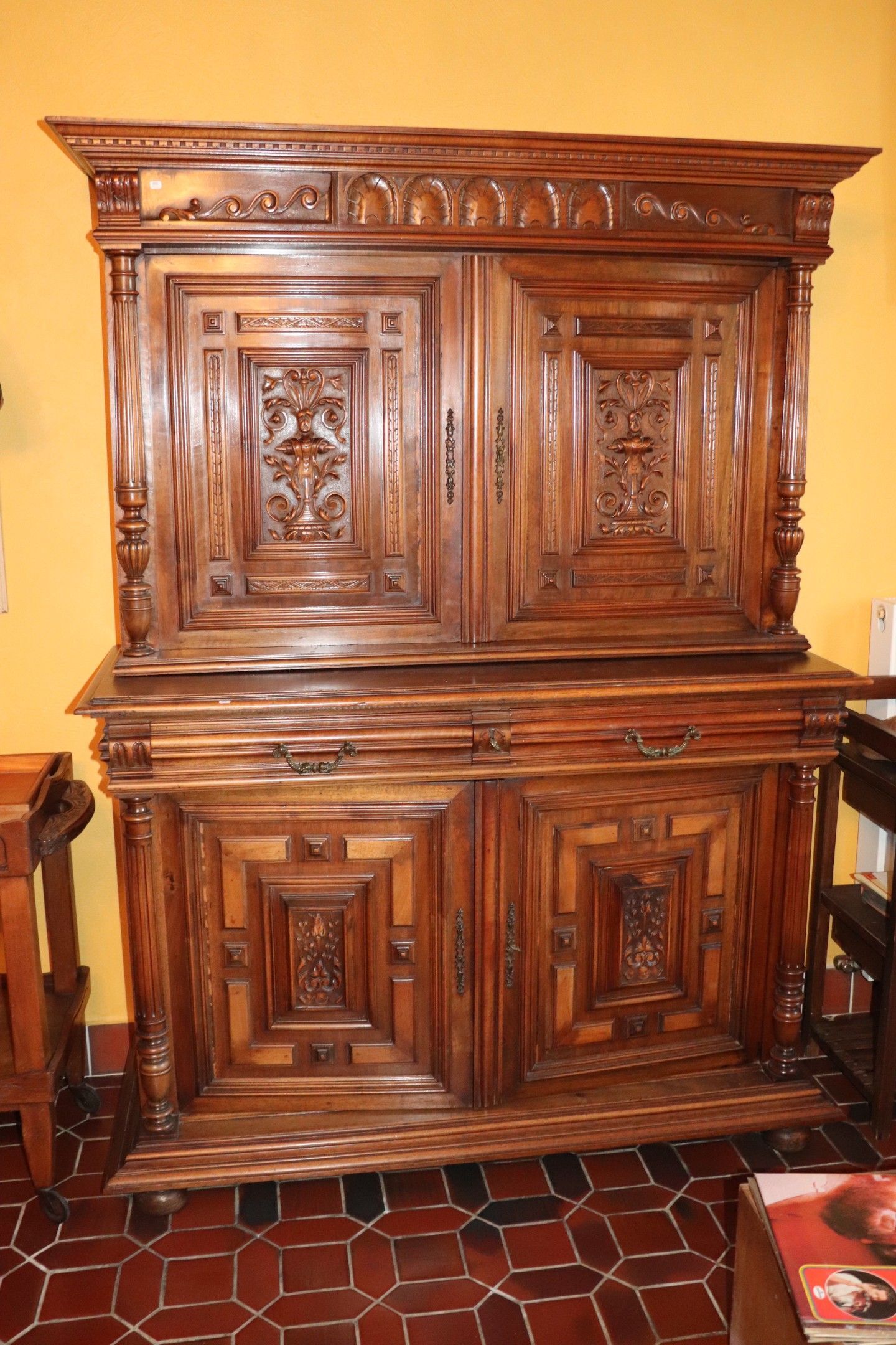 Henri II style sideboard