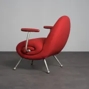 “Chiocciola” lounge chair by Roberto Semprini for Arredaesse, Italy, 1994