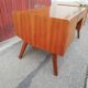 Vintage desk 2 doors 1 drawer compass feet