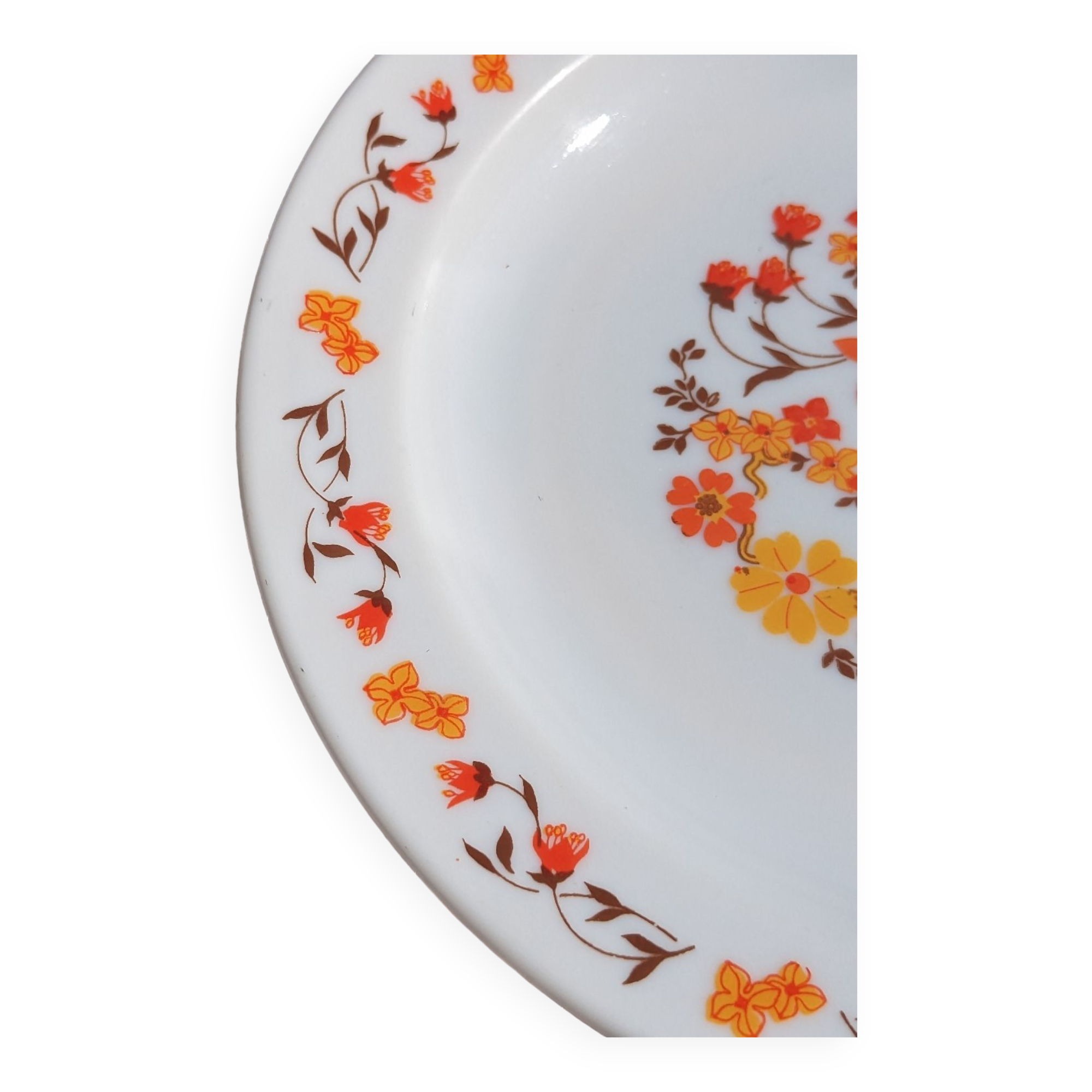 Arcopal dessert plates Scania model 70s