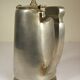 Silver-plated metal coffee pot and milk jug