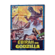 Original vintage ebirah movie poster against Godzilla 120x160 cm