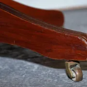 Antique Chesterfield Office Chair in Hand-Dyed Leather in Georgian Style