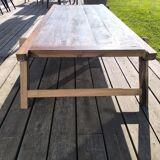 XXL coffee table in recycled wood - Industrial Style &