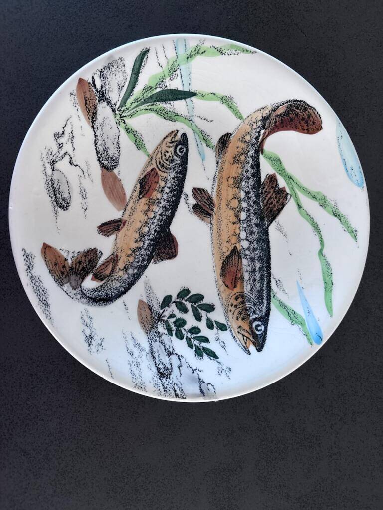 Fish service Gien Chambord