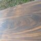 Pair of solid cherry wood farmhouse benches, 1950/60