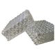 Ceiling light, square wall light in chiseled glass