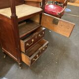 Mahogany barber's dresser