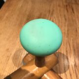 Colorful vintage wooden hanger