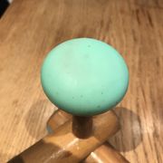 Colorful vintage wooden hanger