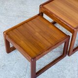 Teak nesting coffee table