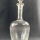 Crystal carafe with needle-engraved decoration 19th century Baccarat Saint Louis
