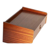 Teak wall shelf bedside - Denmark 1960s