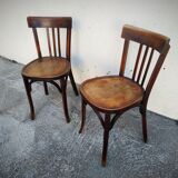 Paire de chaises bistrot