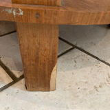 Round pedestal table art deco