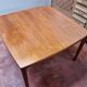 Scandinavian square extension table