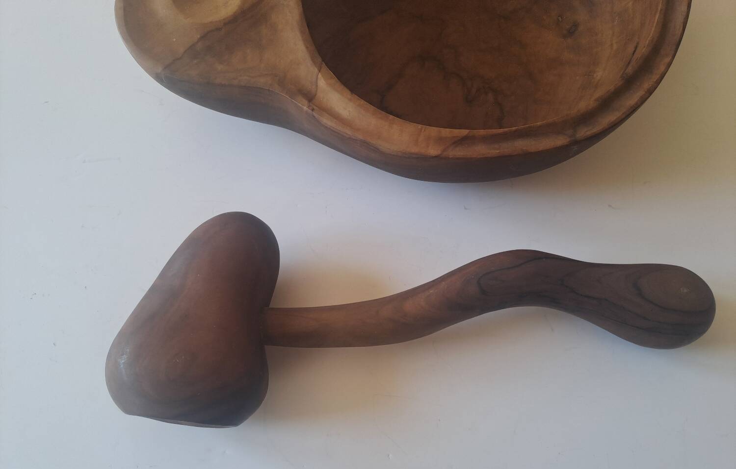 Nutcracker and its olive wood mallet