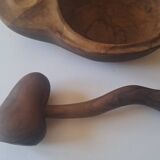 Nutcracker and its olive wood mallet