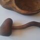Nutcracker and its olive wood mallet
