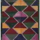 Vintage Turkish Oushak Rug Handwoven 108x150 cm