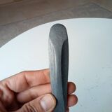 Art Deco door handle lever in solid aluminium