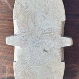 Small old carved stone cup, holy water font or soapstone