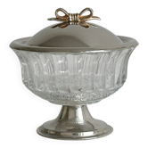 coupe sur pied verre et alu