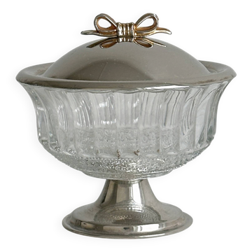coupe sur pied verre et alu