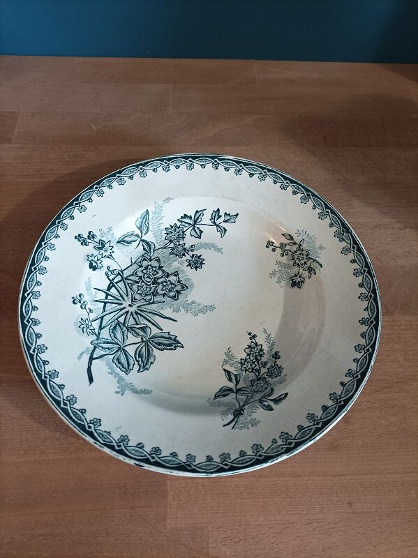 Plate Hollow iron earth Margot