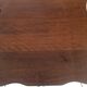 Mahogany square healing tripod foot