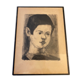 Drawing under glass