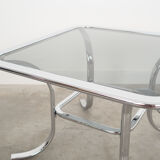Table basse en verre, design danois, années 1970, production: Danemark