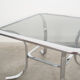 Table basse en verre, design danois, années 1970, production: Danemark