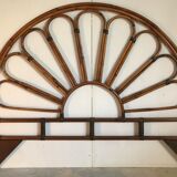 Rattan headboard