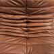 Togo Chair in Cognac Leather attributed to  Michel Ducaroy for Ligne Roset.