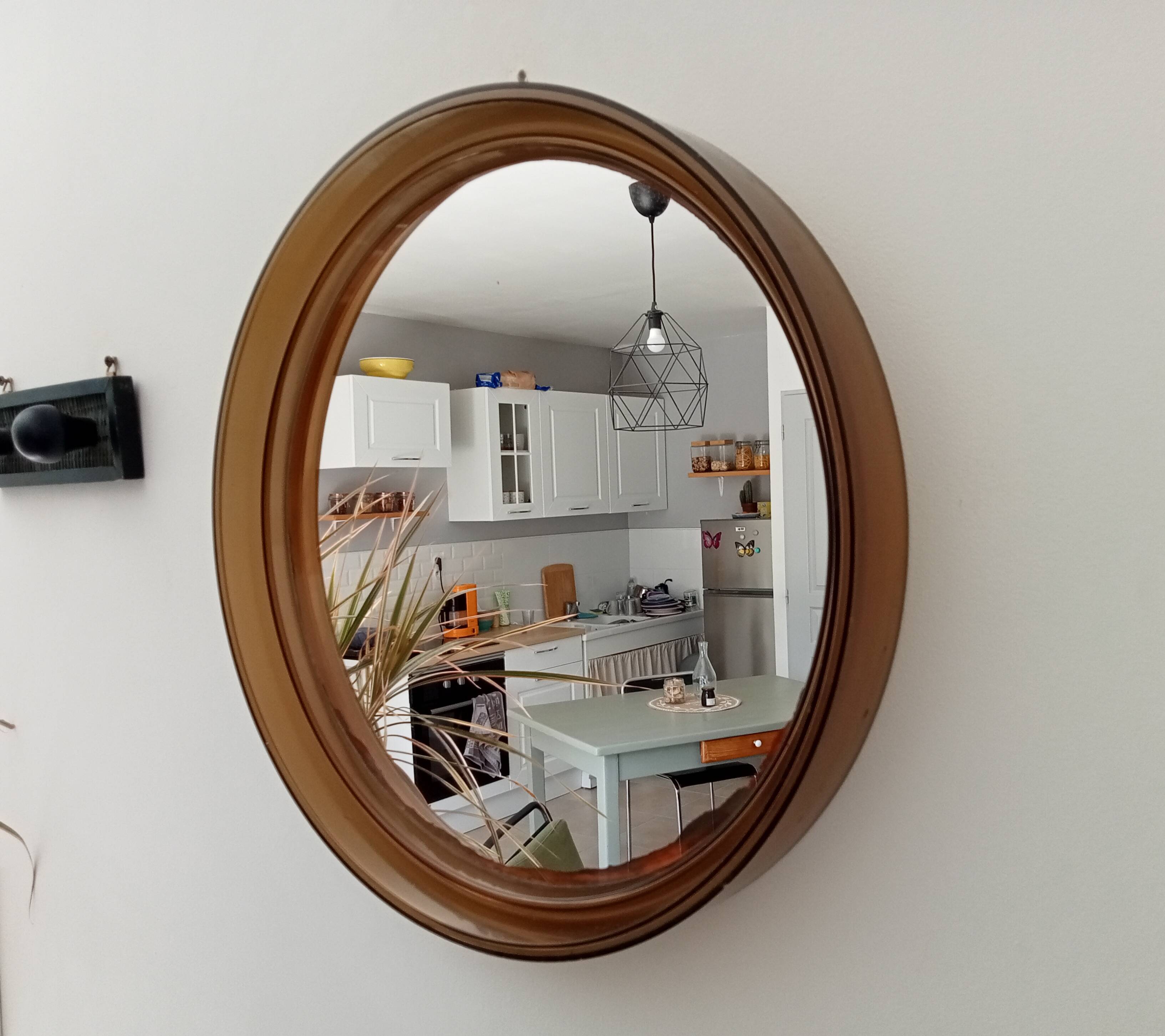 Vintage round mirror Gilac 40cm