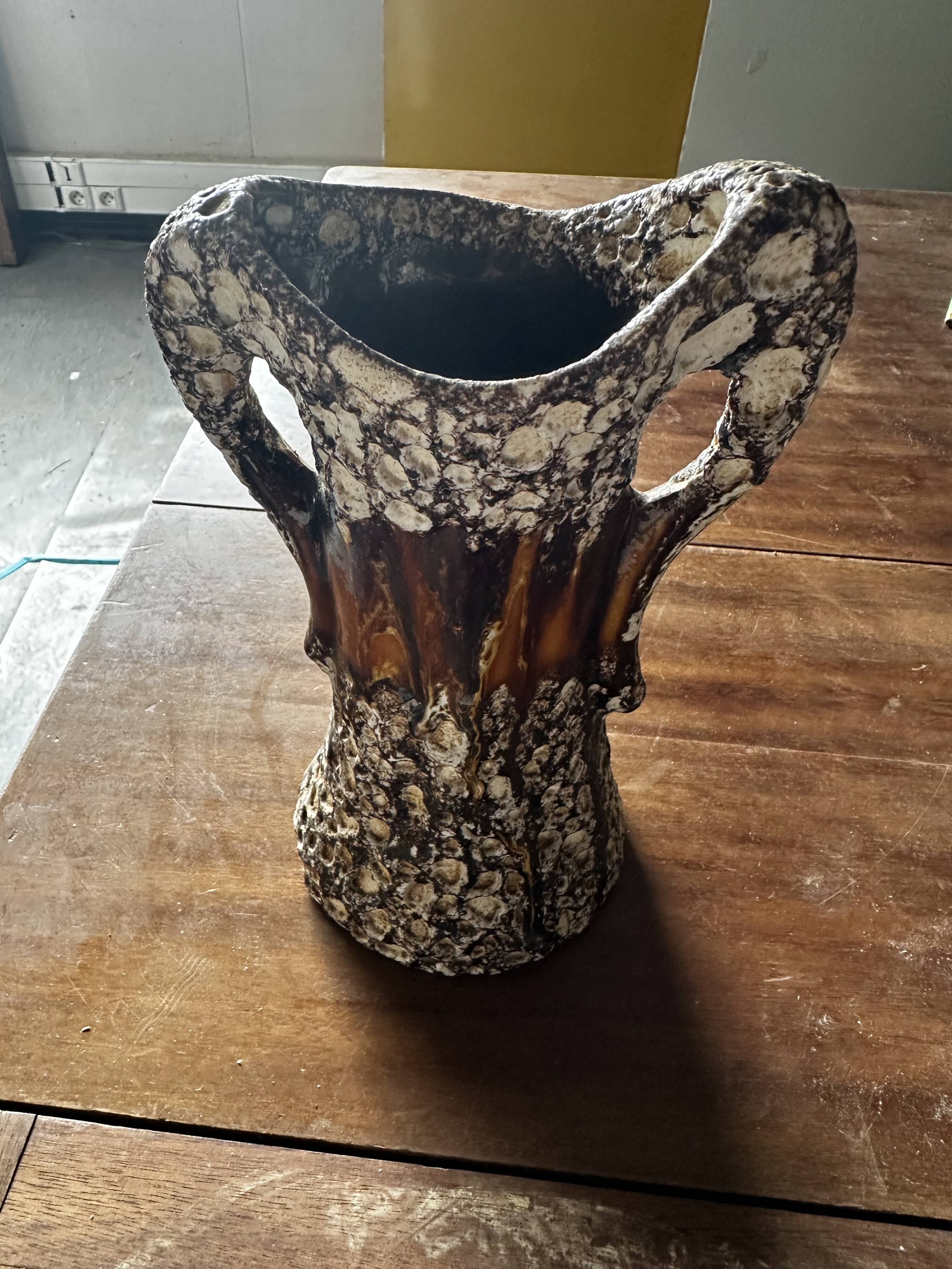 Fat Lava Vallauris vase H 24 cm
