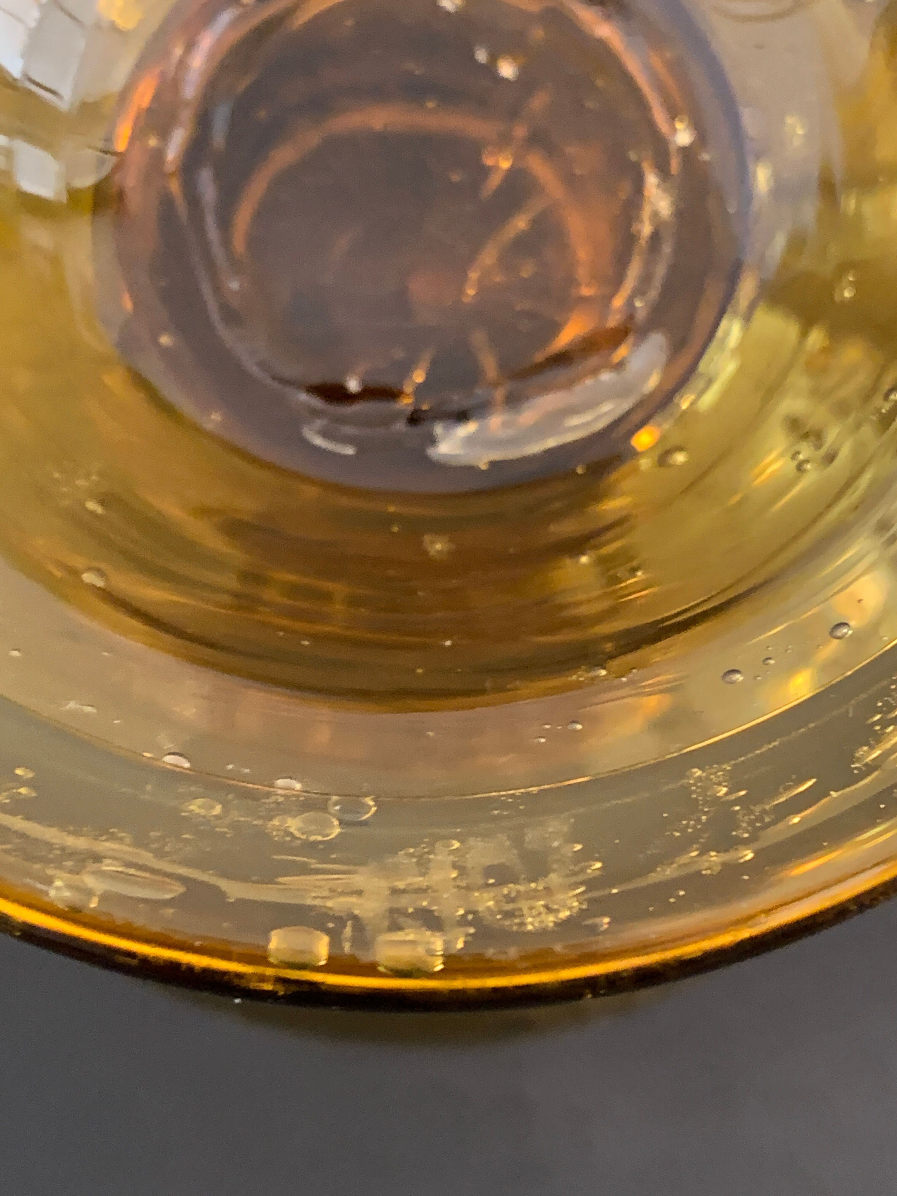 Biot glass candlestick